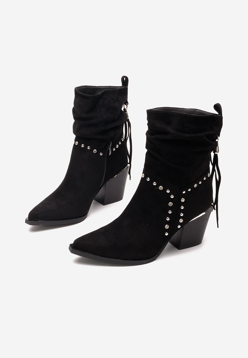 Bottines western femme noires Madisin