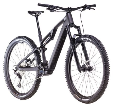 VTT Électrique Tout-Suspendu Cube AMS Hybrid One44 C:68X Race 400X Shimano Deore XT 12V 400 Wh 29'' Noir Blackline 2025