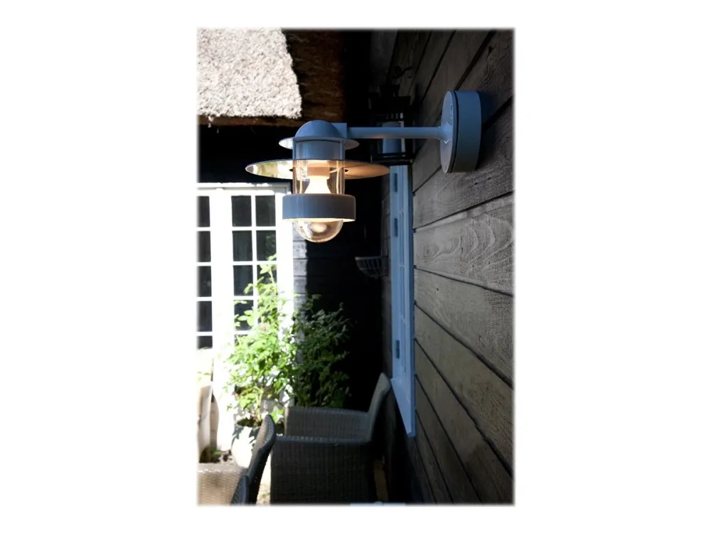 Louis Poulsen Albertslund Short - Væg/loftslampe - E27 - 100 W - klar, galvaniseret