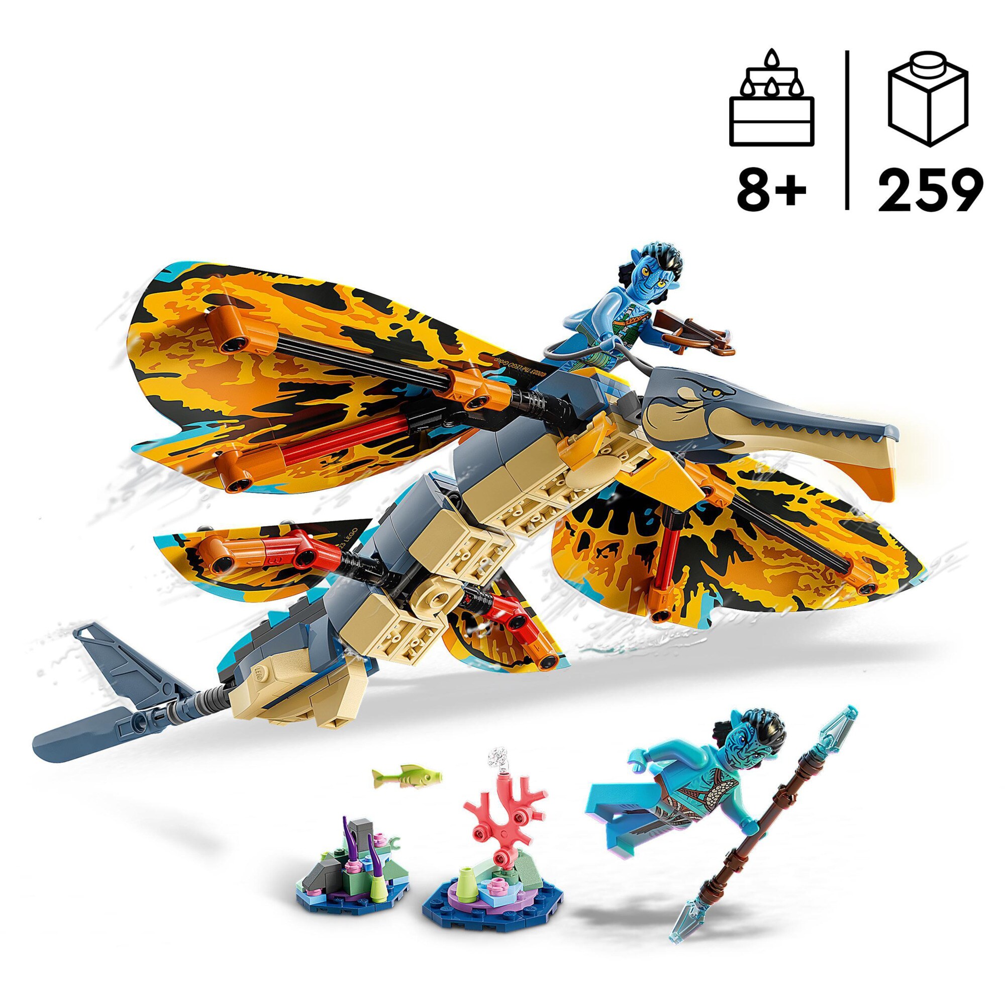 LEGO Konstruktionsspielzeug Avatar Skimwing Abenteuer