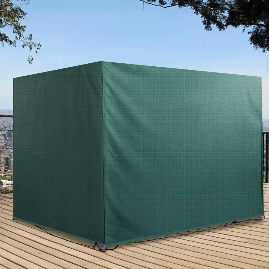 Outsunny Abdeckhaube für Gartenmöbel grün
