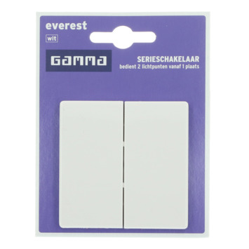GAMMA Everest Serieschakelaar Wit