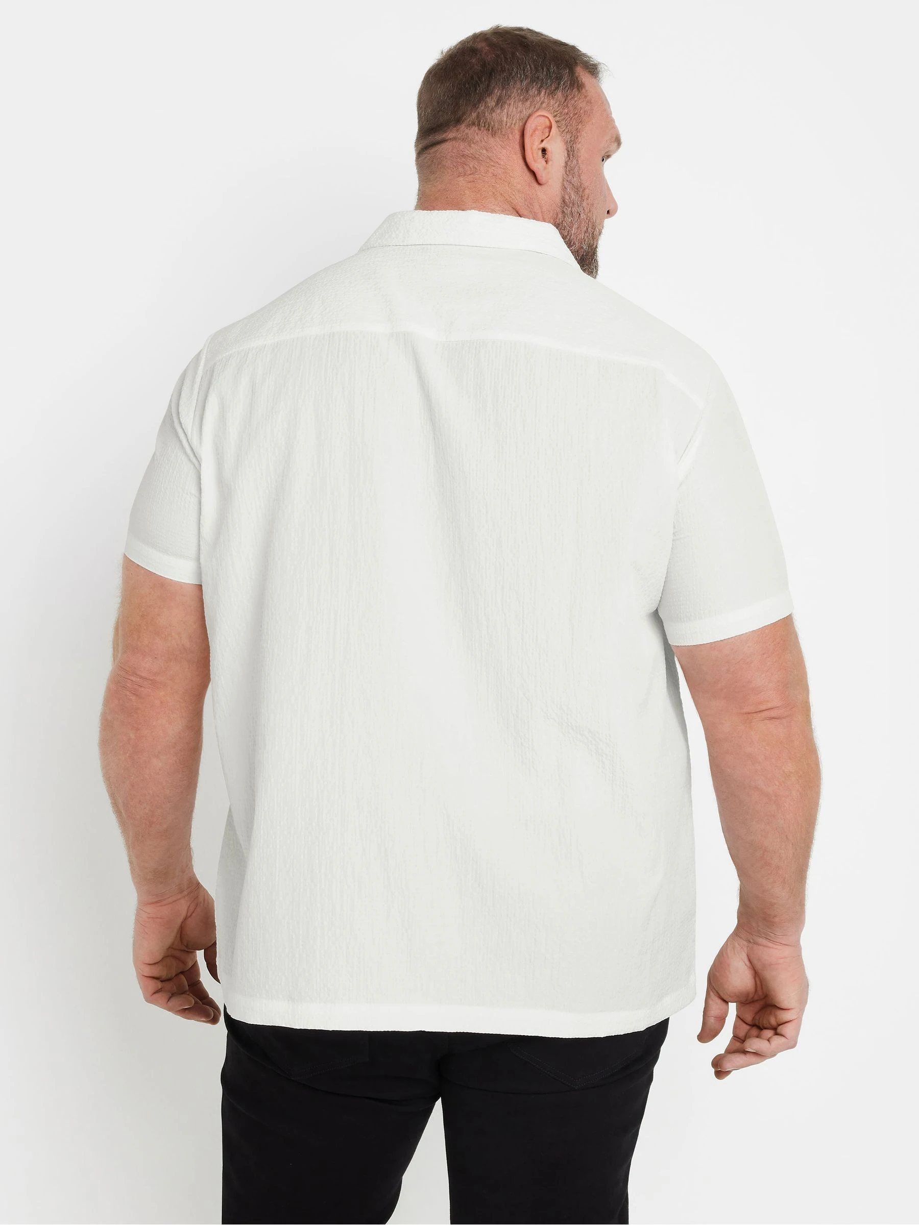 Wit - BadRhino Big & Tall Seersucker Shirt