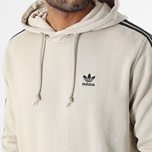 Sweat Capuche 3 Stripes IL2490 Beige