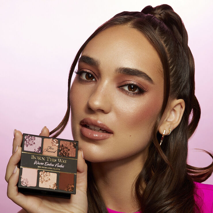 Too Faced Born This Way Warm Ember Nudes Mini Eyeshadow Palette