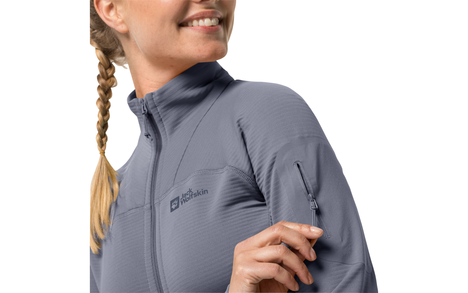 Jack Wolfskin Prelight Fz Damen Fleecejacke rose smoke