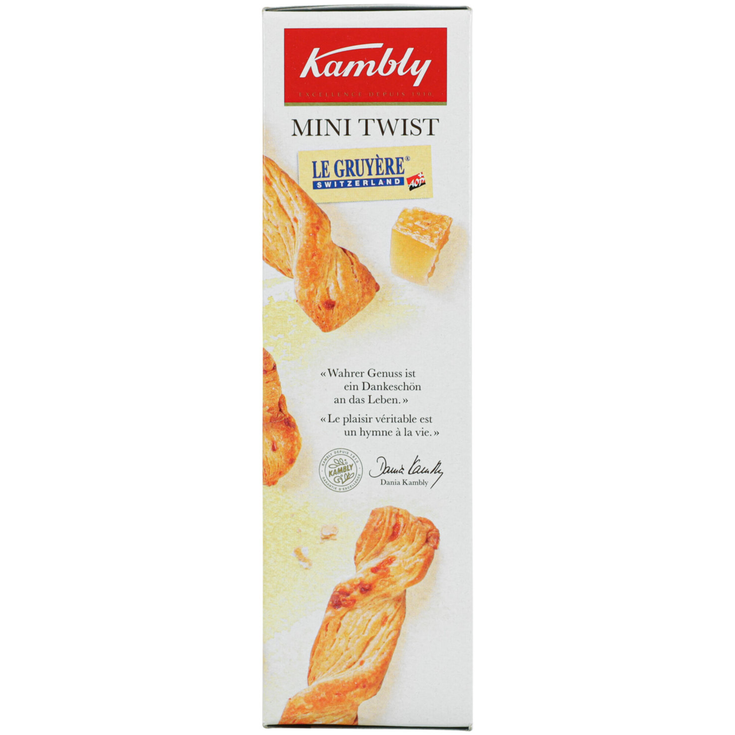 Kambly Twist Flûtes mit Käse Mini