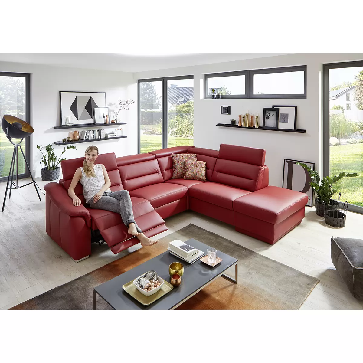 Ecksofa Cama Bordeaux