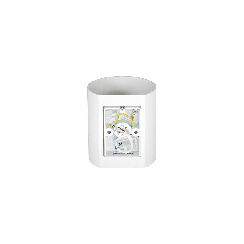 Moderne wandlamp wit met lichteffect - Sabbio