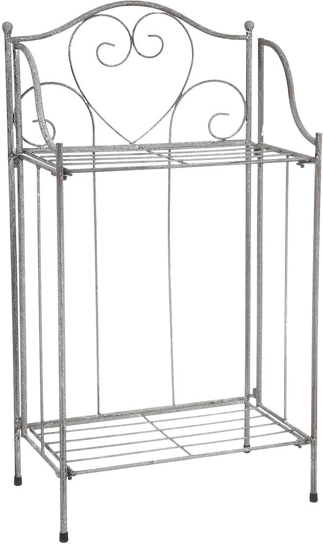 Ambiente Haus Pflanzentreppe »Regal in grau aus eisen (H) 65cm«