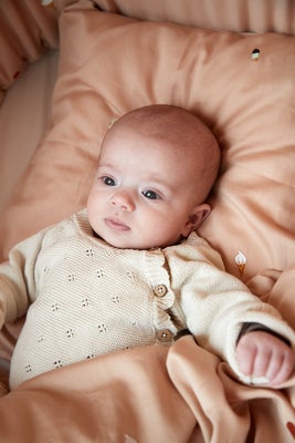 FILIBABBA Sengesett 70x100 Sprinkelseng, Frappé