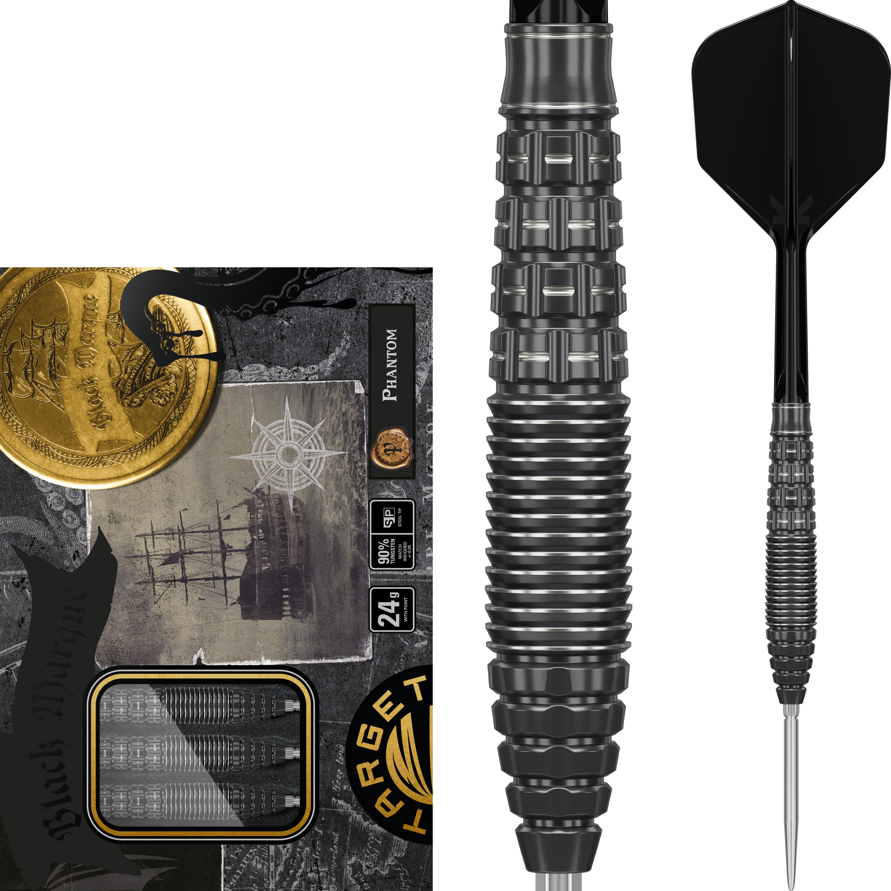 Target Japan - Swiss Point - Black Marque Phantom - Steeldart