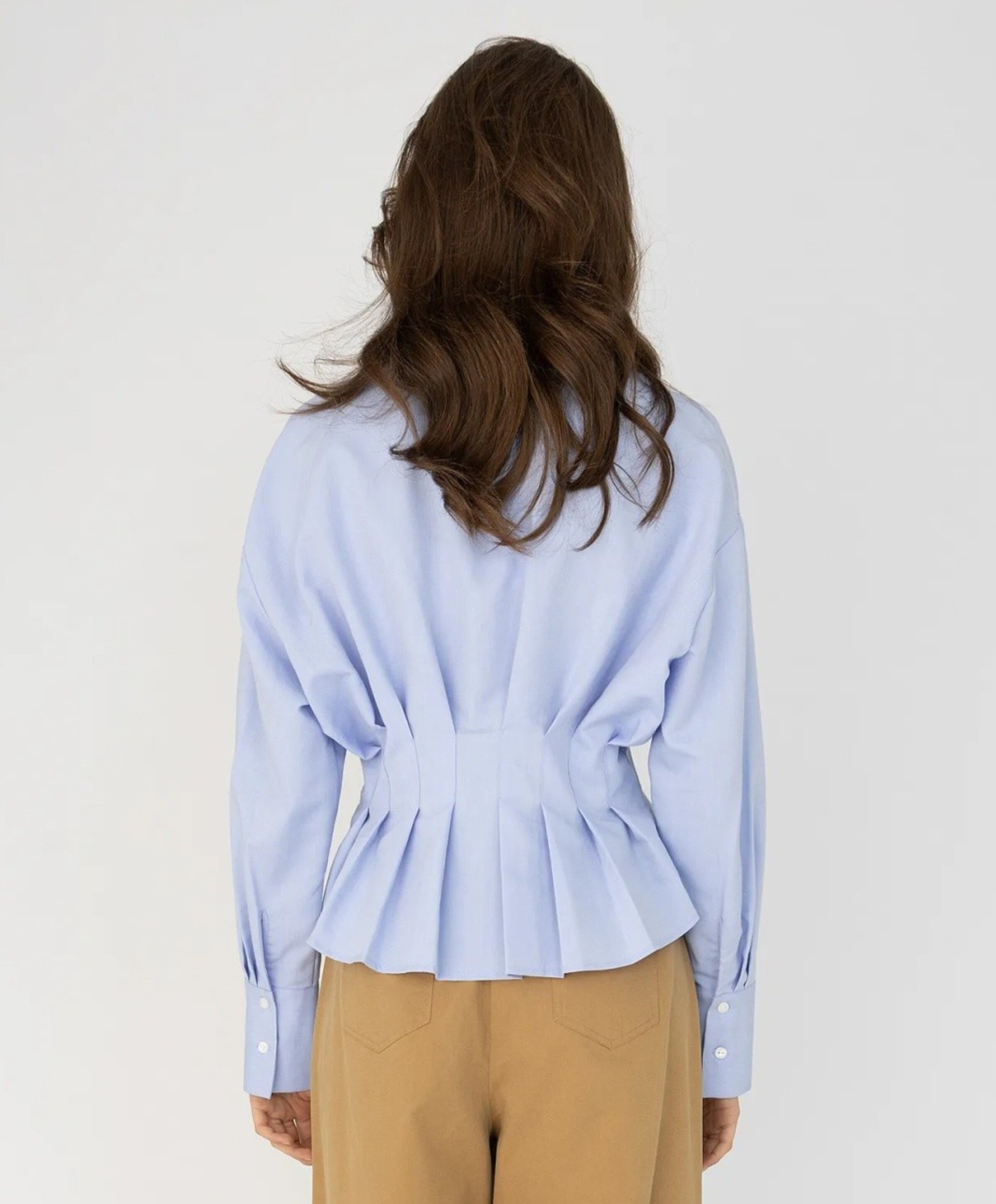 Anna Blue Dames blouse blauw