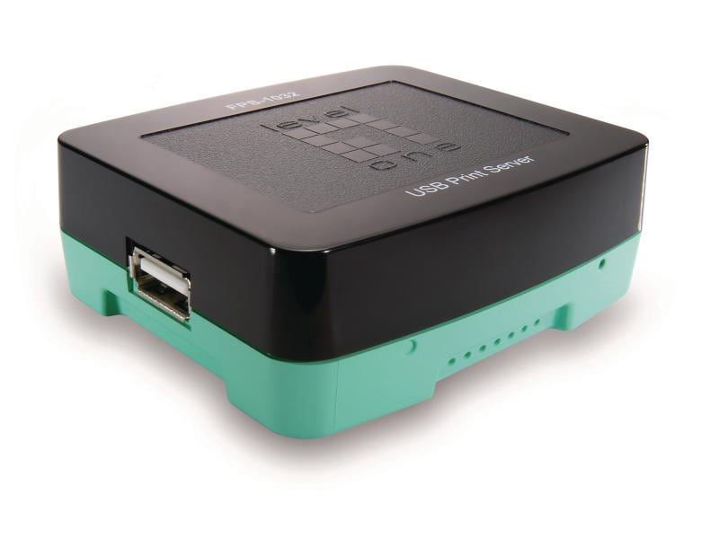 LevelOne Printserver LAN USB 2.0 FPS-1032 USB-2.0-Printserver