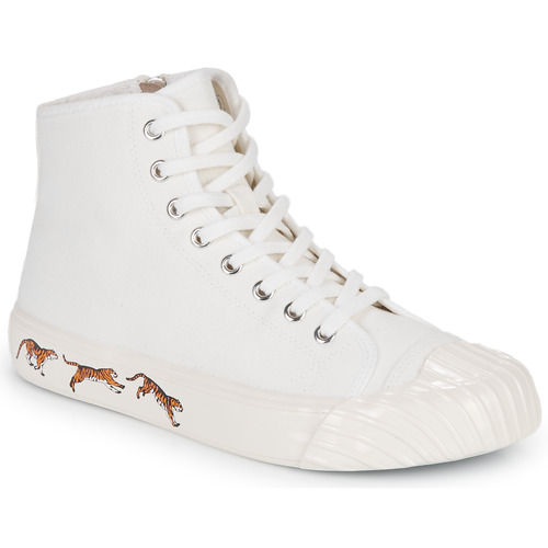 Kenzo - KENZOSCHOOL HIGH TOP SNEAKERS Blanco