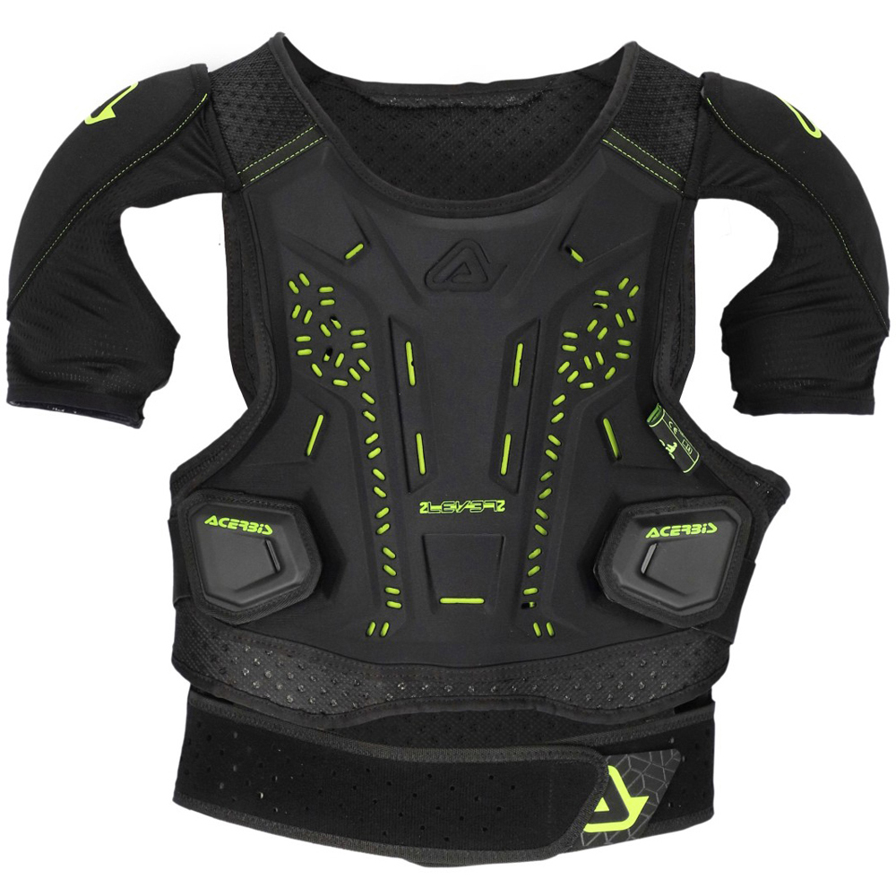 Acerbis - Pare-pierres DNA SH Noir / Jaune fluo