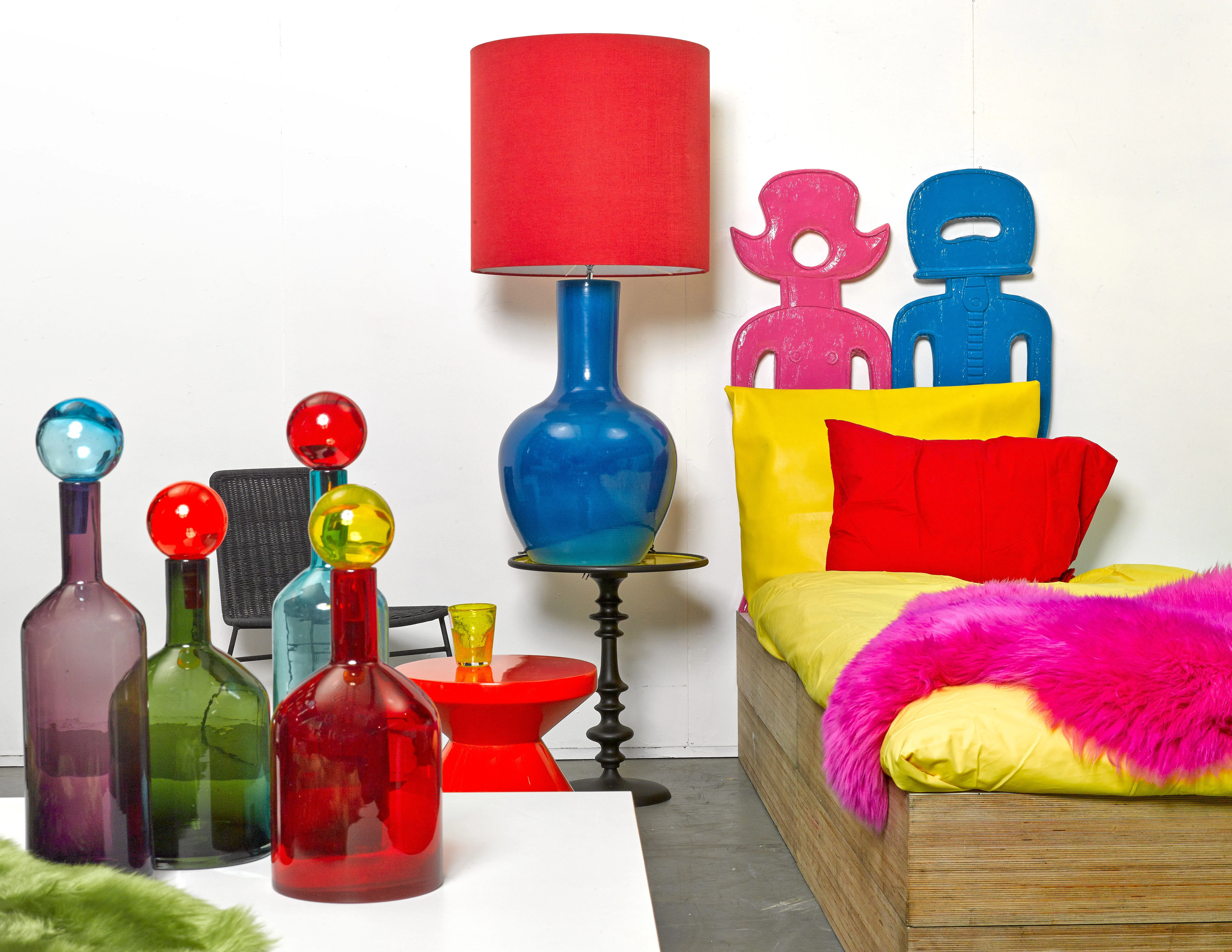 BUBBLES & BOTTLES - Carafe verre | Rouge