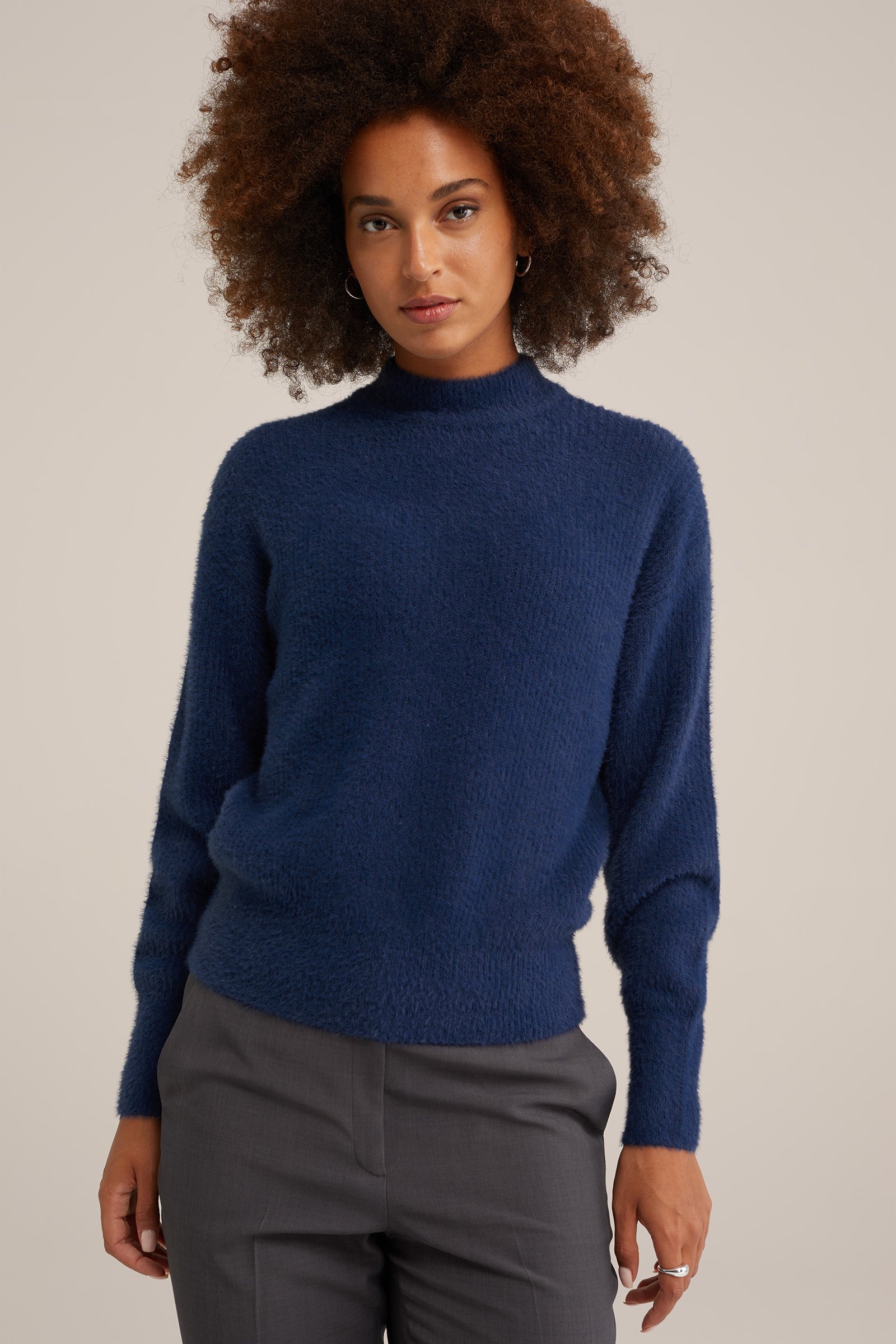 gebreide trui WE Fashion Blauw