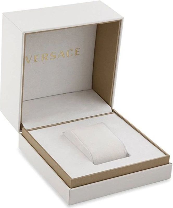 Versace - Polshorloge - Tweekleurig - RVS - Zwart - Swiss Made