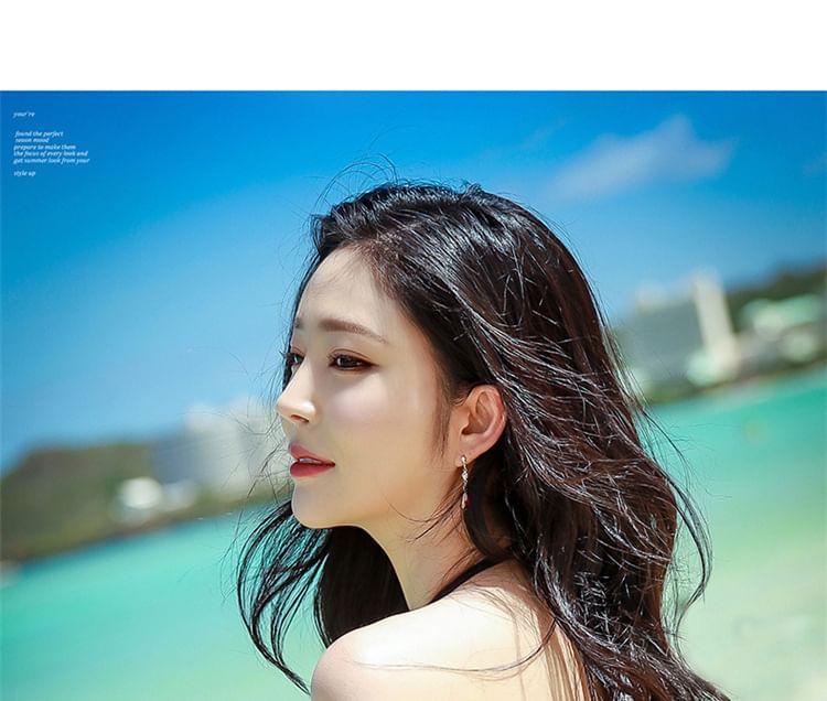 Salanghae - Set: Halter Tankini Top + Zwemrok