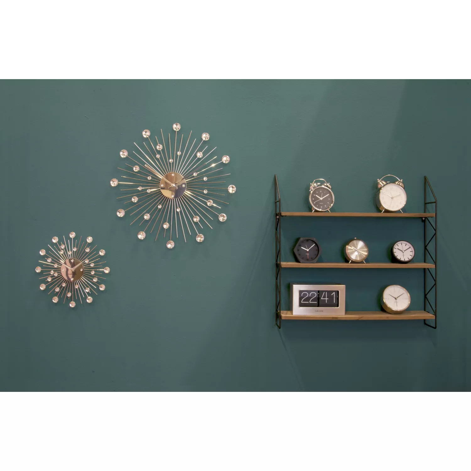 Karlsson Sunburst Crystal Vægur KA4859