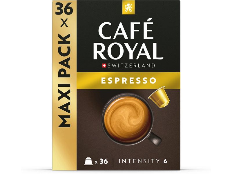 Café Royal Kaffeekapseln für Nespresso Espresso 36 Stück Kaffeekapseln für Nespresso Maschinen