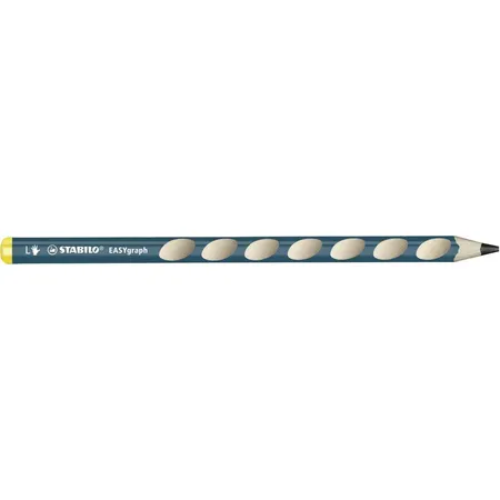 Ergonomischer Dreikant-Bleistift - STABILO EASYgraph in petrol - Härtegrad 2B - für Linkshänder