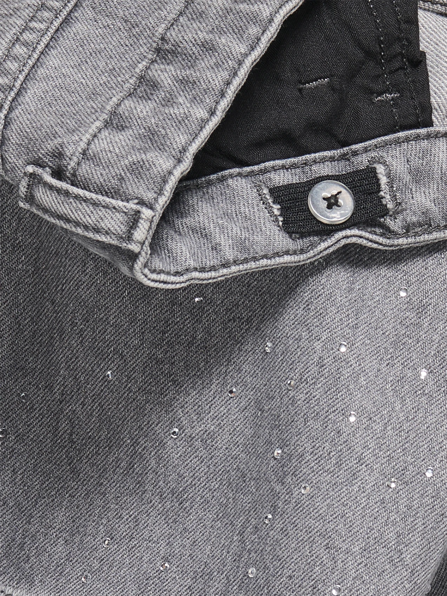 Pacy Rhinestone Denim Shorts