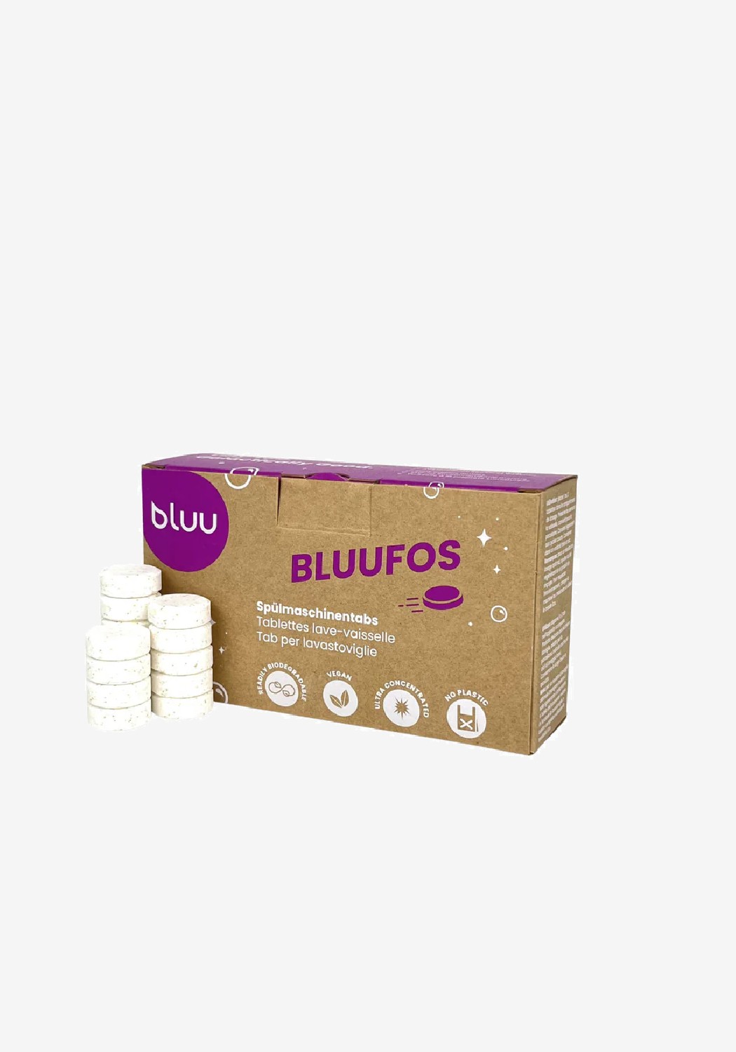 bluu Spülmaschinentabs bluufos 62 Stk.