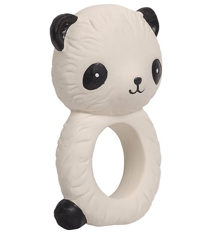 A Little Lovely Company Bådering - Panda - Hvid