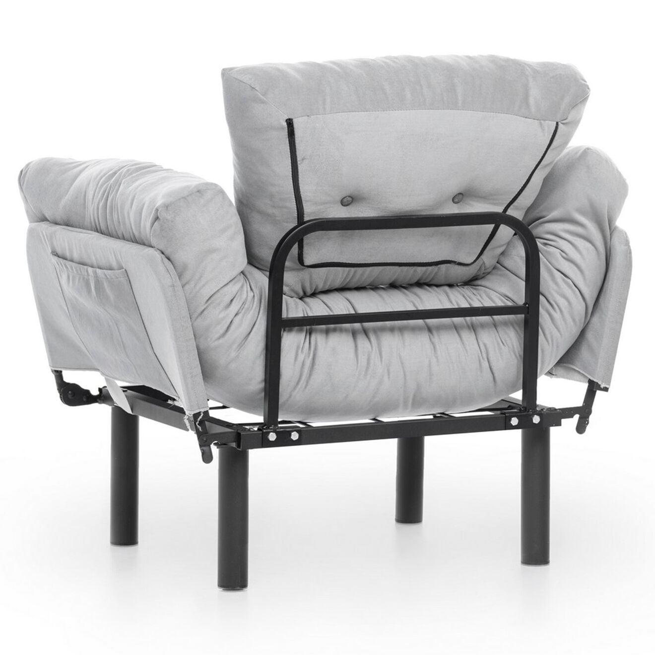 Atelier del Sofa Fauteuil Nitta gris - 60x53x45 cm