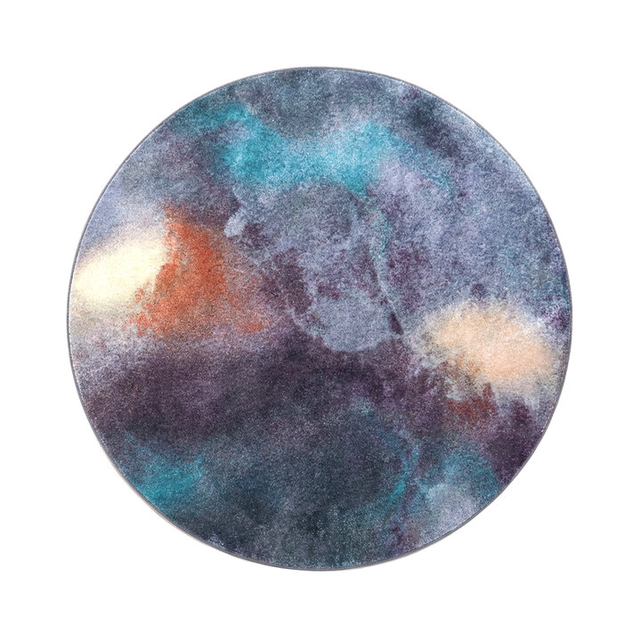 Rond design vloerkleed - Lunara Multicolor