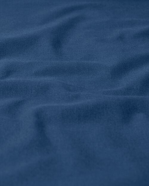 drap-housse coton doux 180x220 bleu
