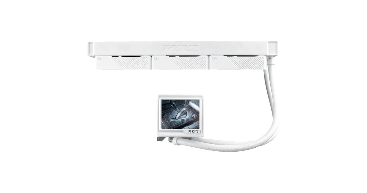 ASUSROG Ryujin III 360 ARGB Extreme White edition waterkoeling  (Wit)