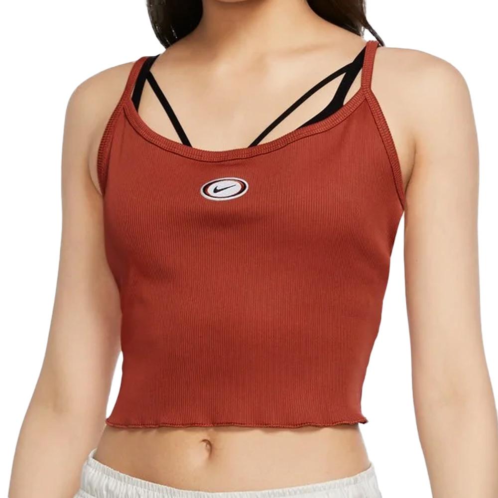 Nike Débardeur Terracotta Femme Nike Slim