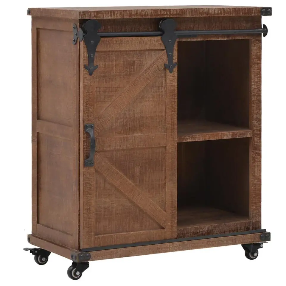 vidaXL - Opbergkast - Bruin - Hout