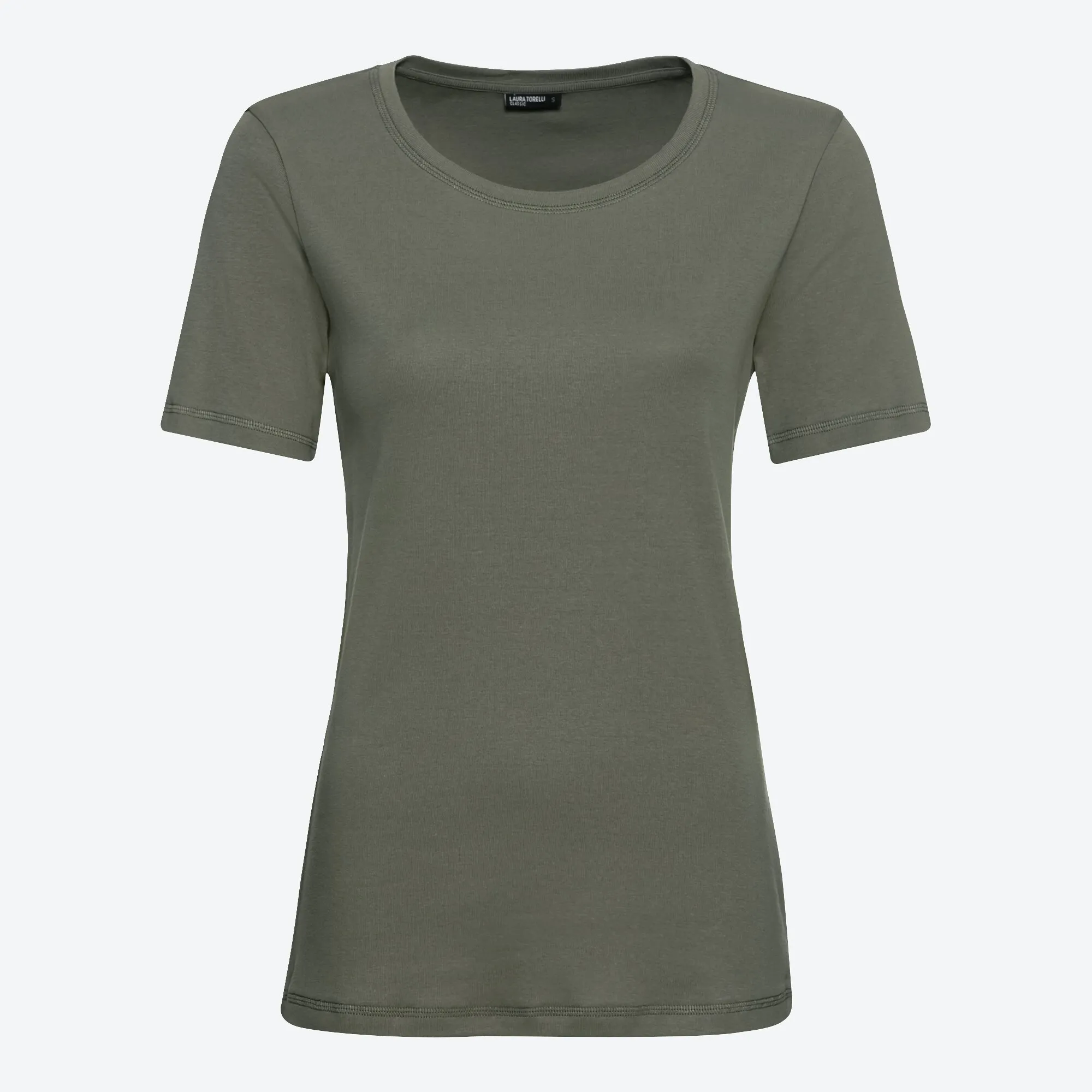 Damen-T-Shirt aus reiner Baumwolle