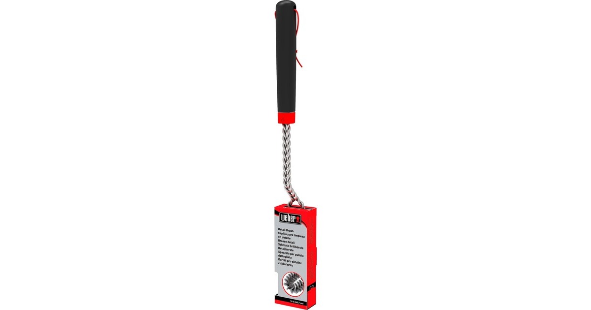 WeberReinigingsborstel grillreinigingsborstel  (Zwart/rood, 45 cm)