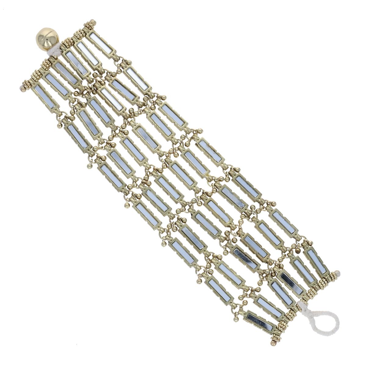 Bracelet Indien multi rangs Meera - Mariage Indien Pondie Chérie