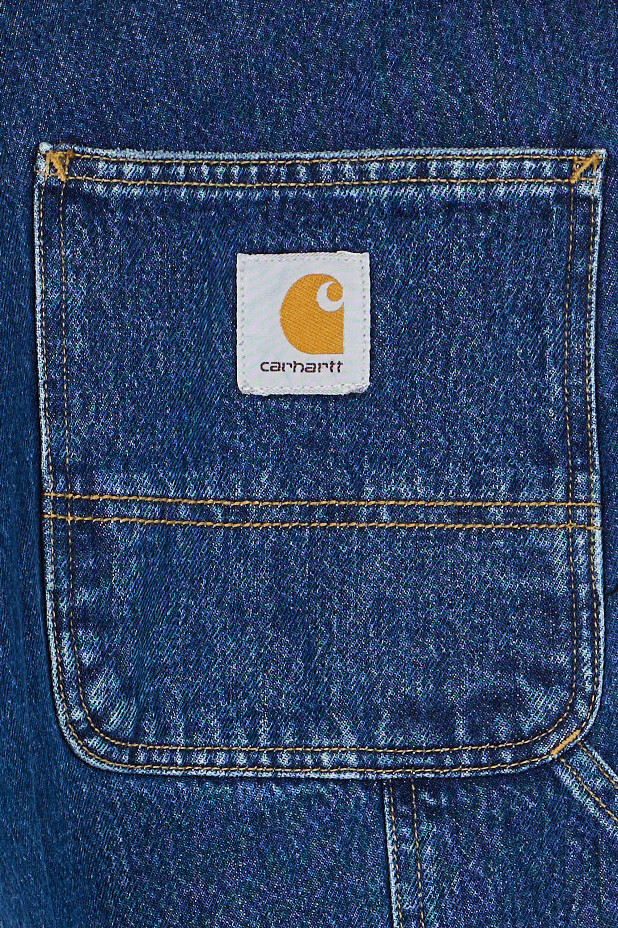 CARHARTT WIP jean Single Knee Bleu