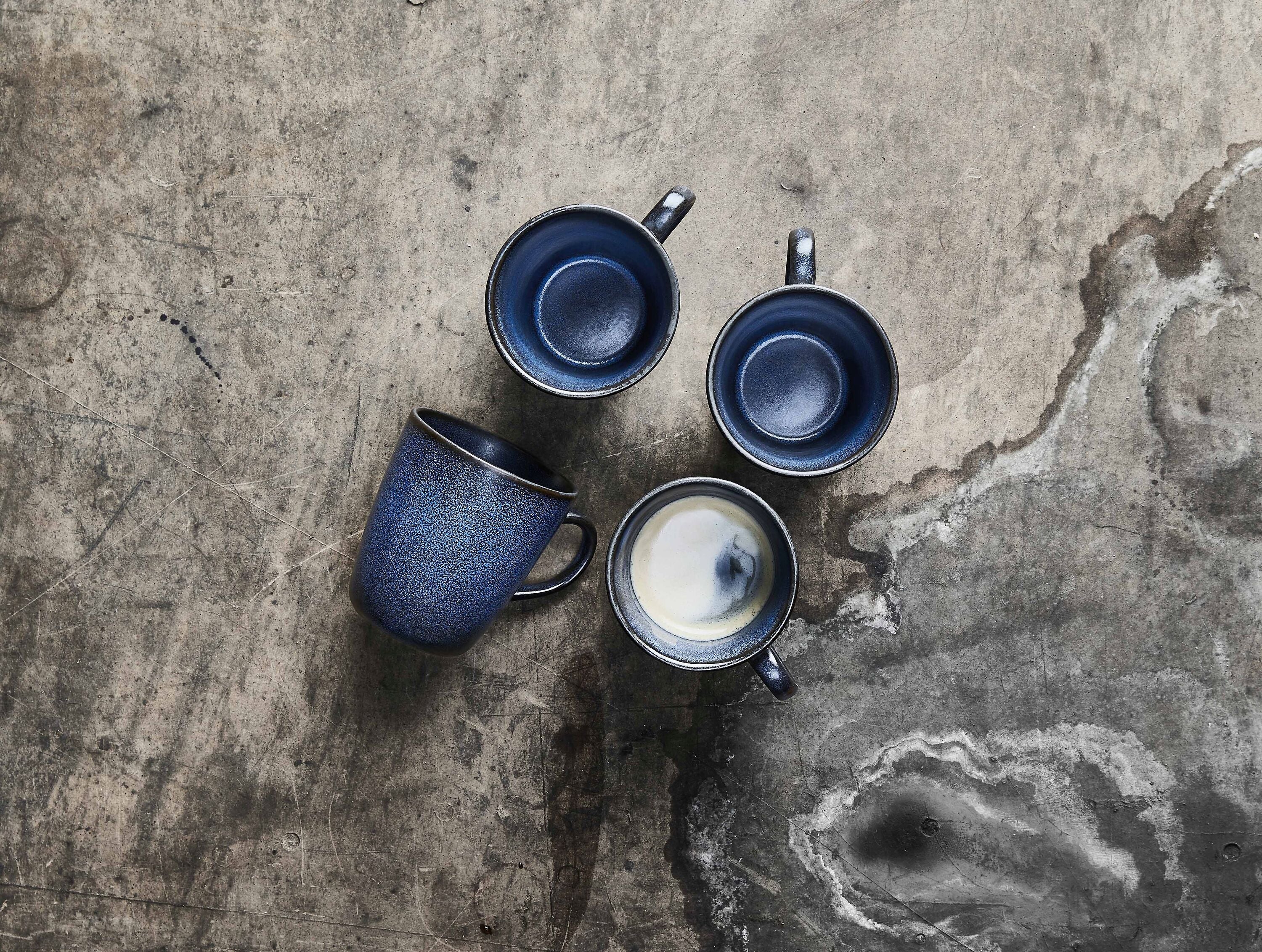 RAW MIDNIGHT BLUE Tasse - Blau / B: 12.5 cm x T: 9.4 cm x H: 10.4 cm