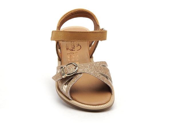 Bellamy nu pieds enfant fillette gim or