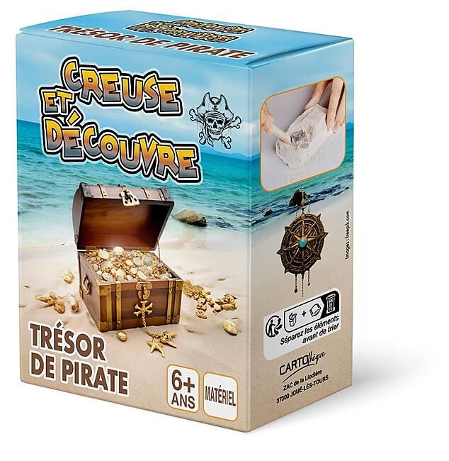 CARTOTHEQUE - CREUSE ET DECOUVRE TRESOR DE PIRATE