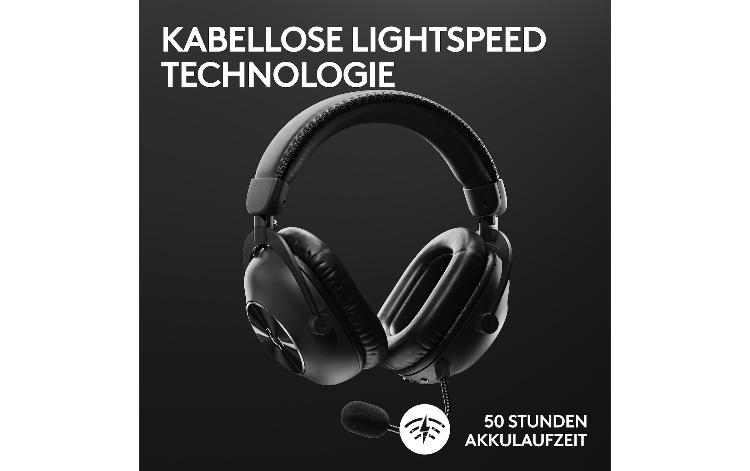 Logitech Gaming-Headset »G Pro X 2 Wireless Lightspeed Gaming Schwarz« Bluetooth Freisprechfunktion | Mikrofon abnehmbar