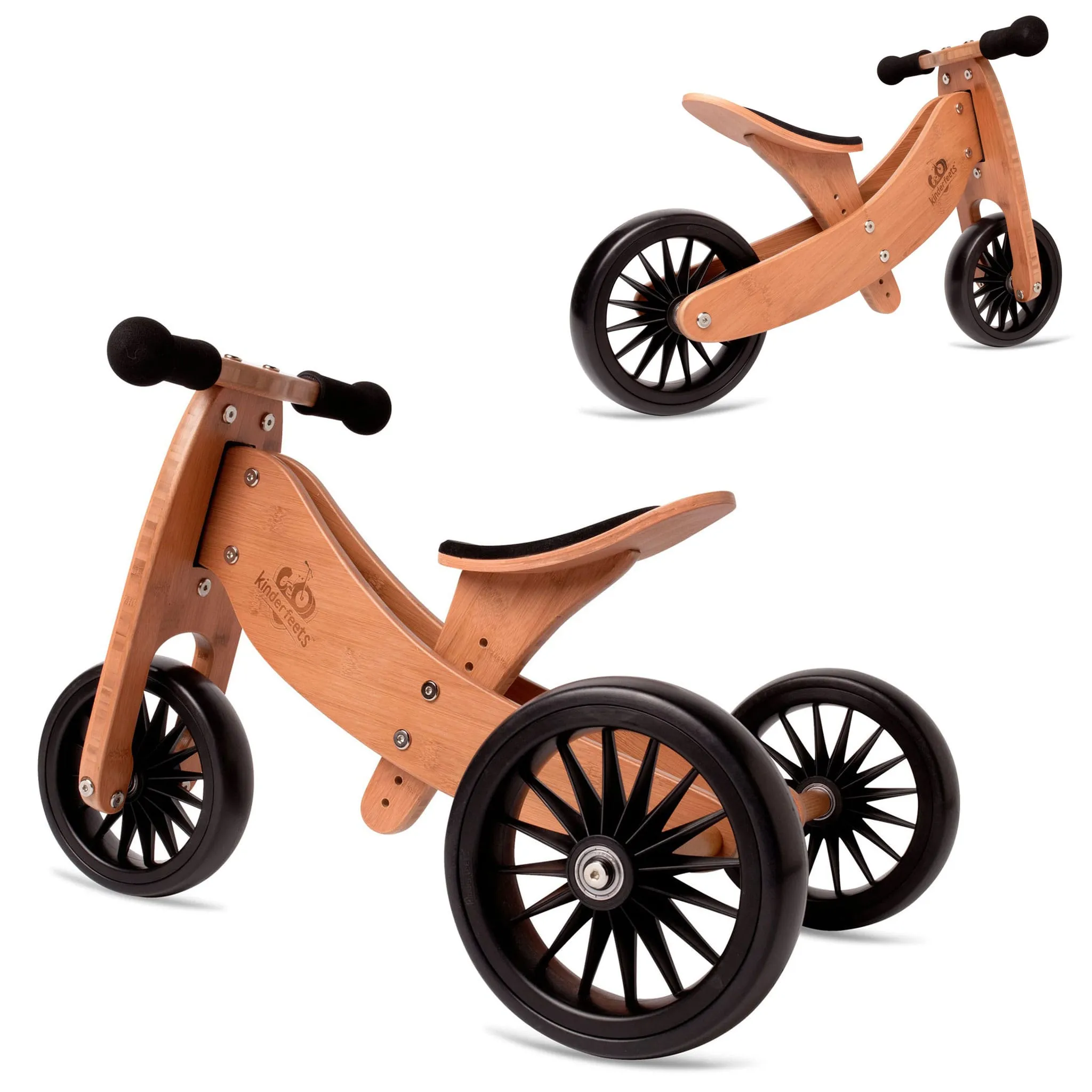 Kinderfeets Vélo Tiny Tot Plus 2 en 1 - Bamboo