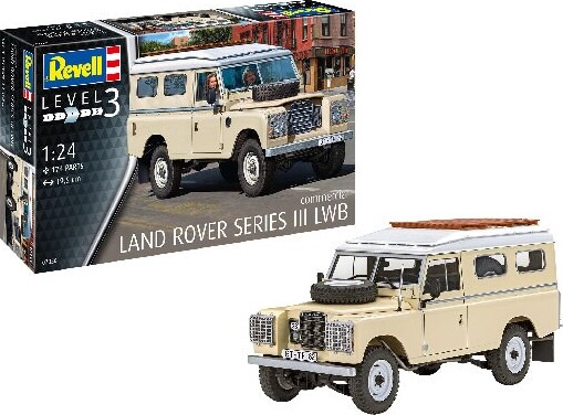 Revell - Land Rover Series III Lwb Modelbil Byggesæt - 07056