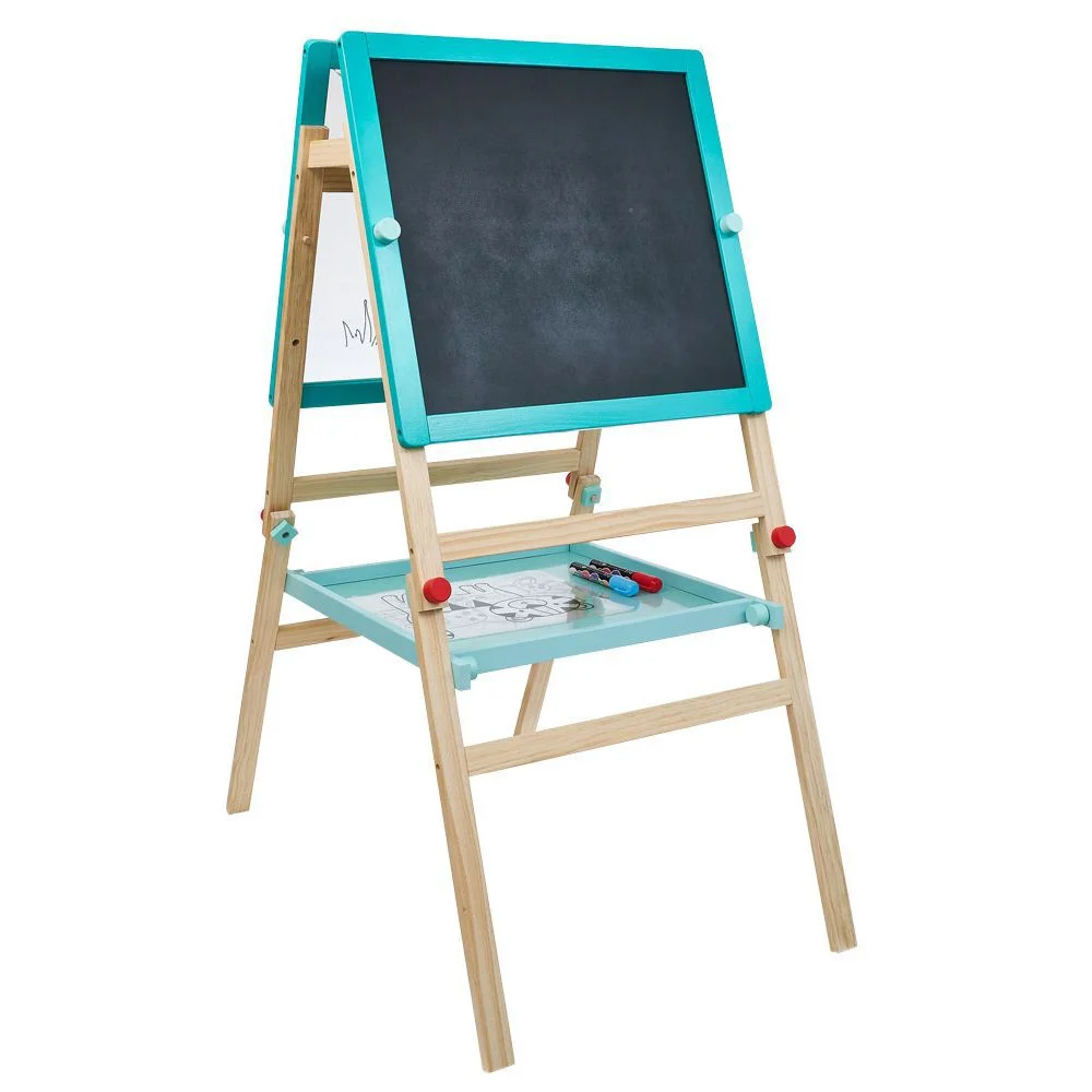 Tableau double face noir transparent en bois certifié FSC®