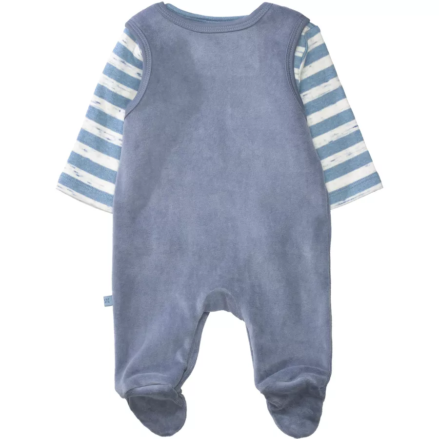Staccato Strampler+Shirt sea blue