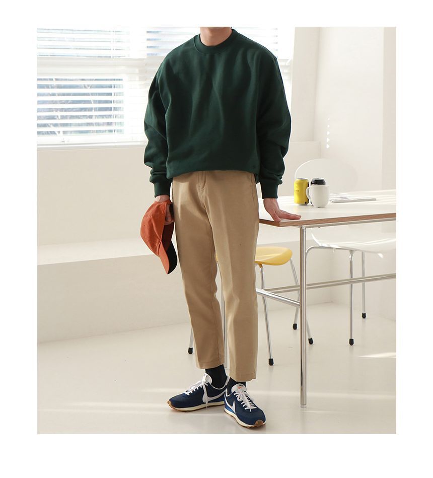 Okwano - Sweatshirt met ronde hals en losse pasvorm