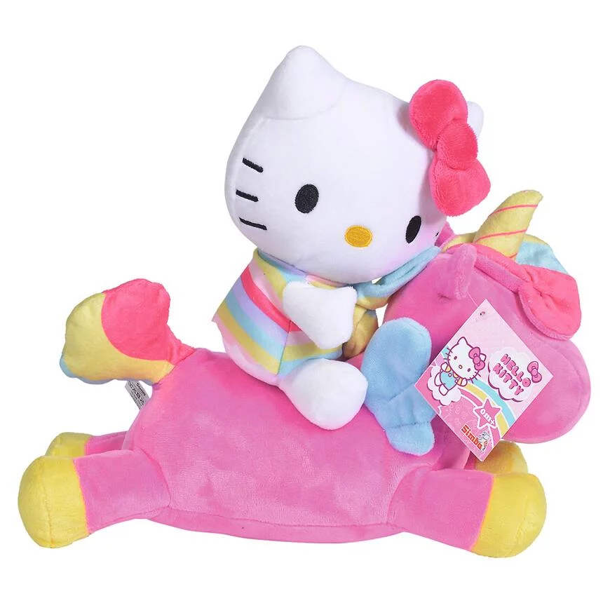 PELUCHE HELLO KITTY LICORNE 25 CM